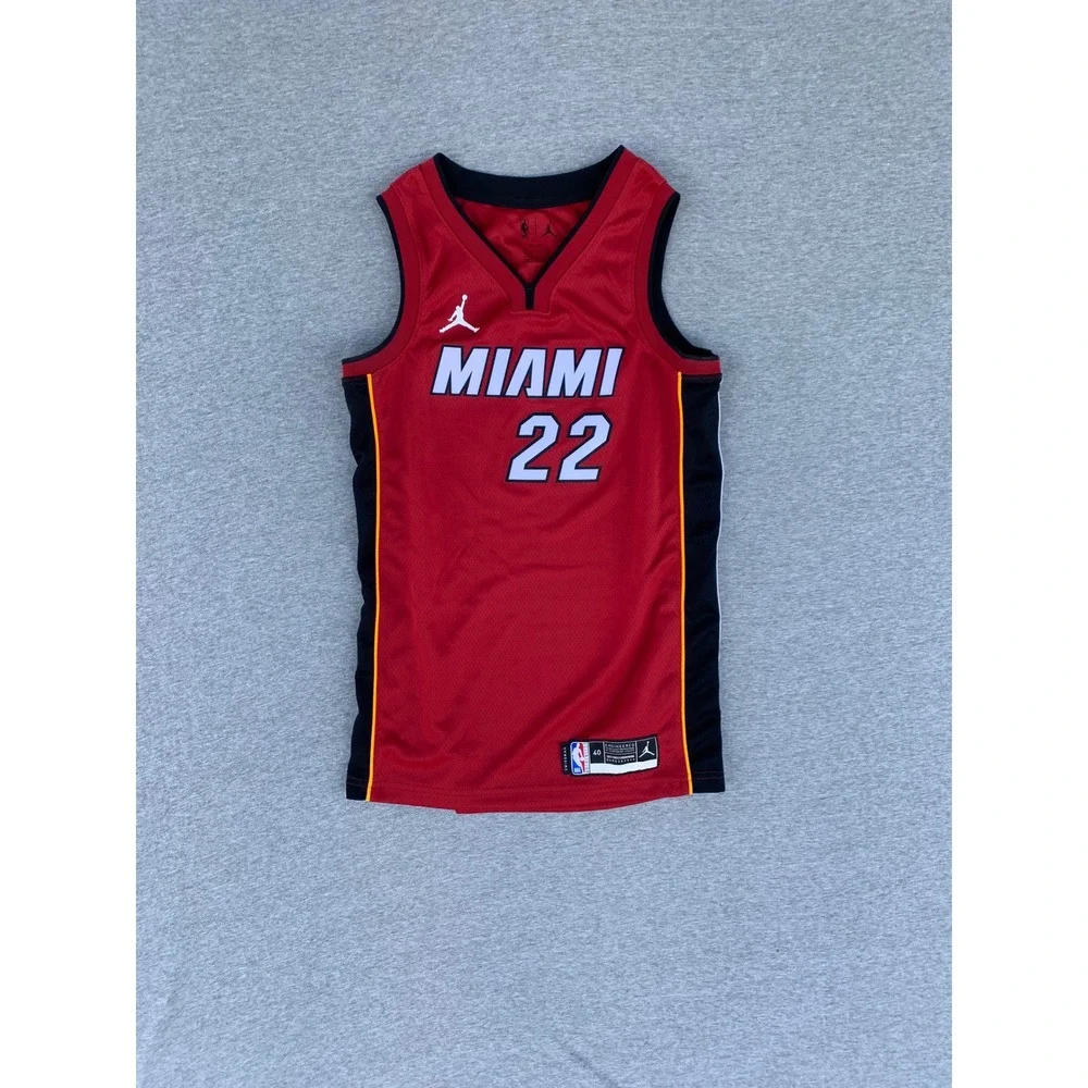 Nike Jordan Miami Heat Jimmy Butler Authentic Swingman Jersey Size 40 S